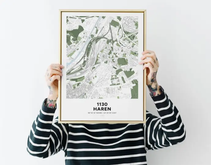 Affiche de Haren fabriquée avec éthique.