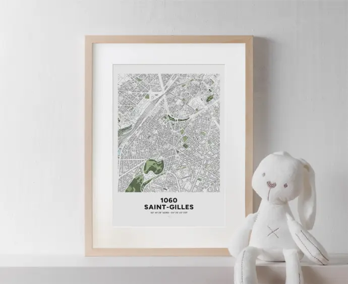 Carte éthique de la commune de Saint-Gilles.