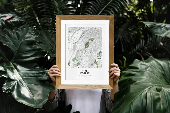 Carte de Forest montrant l'engament envers l'environnement.