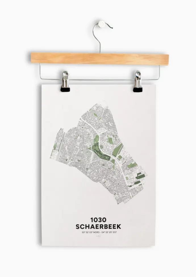 Carte responsable et durable de Schaerbeek.