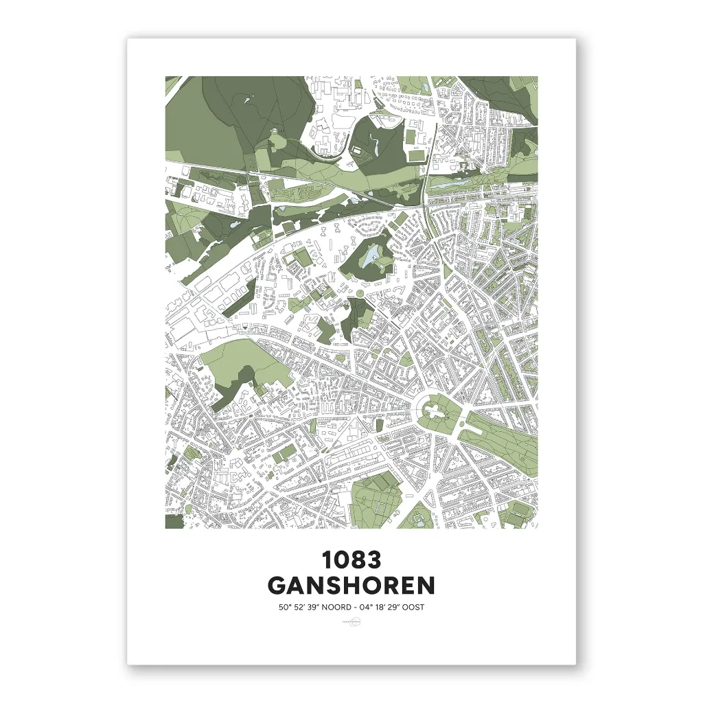 carte-ville-poster-commune-ganshoren.webp