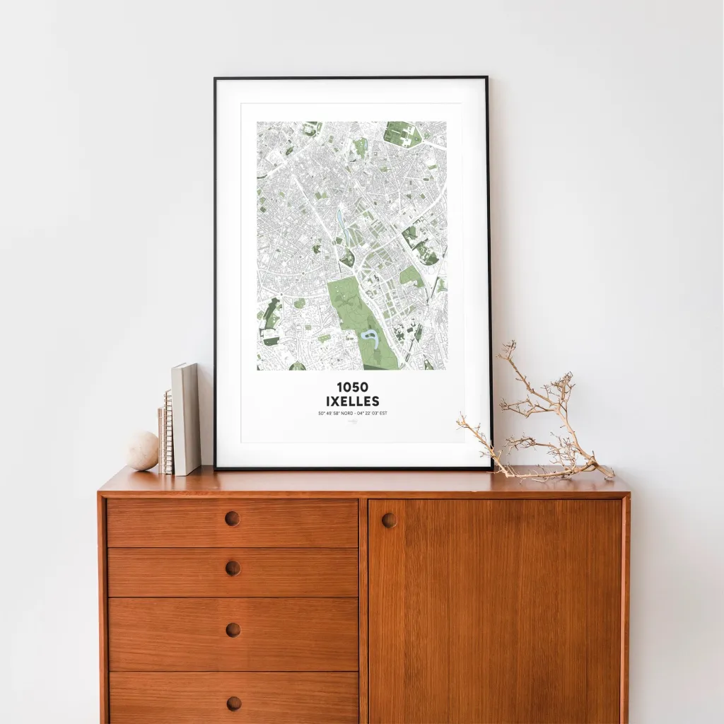 poster-carte-bruxelles-decoration-affiche-ixelles.webp