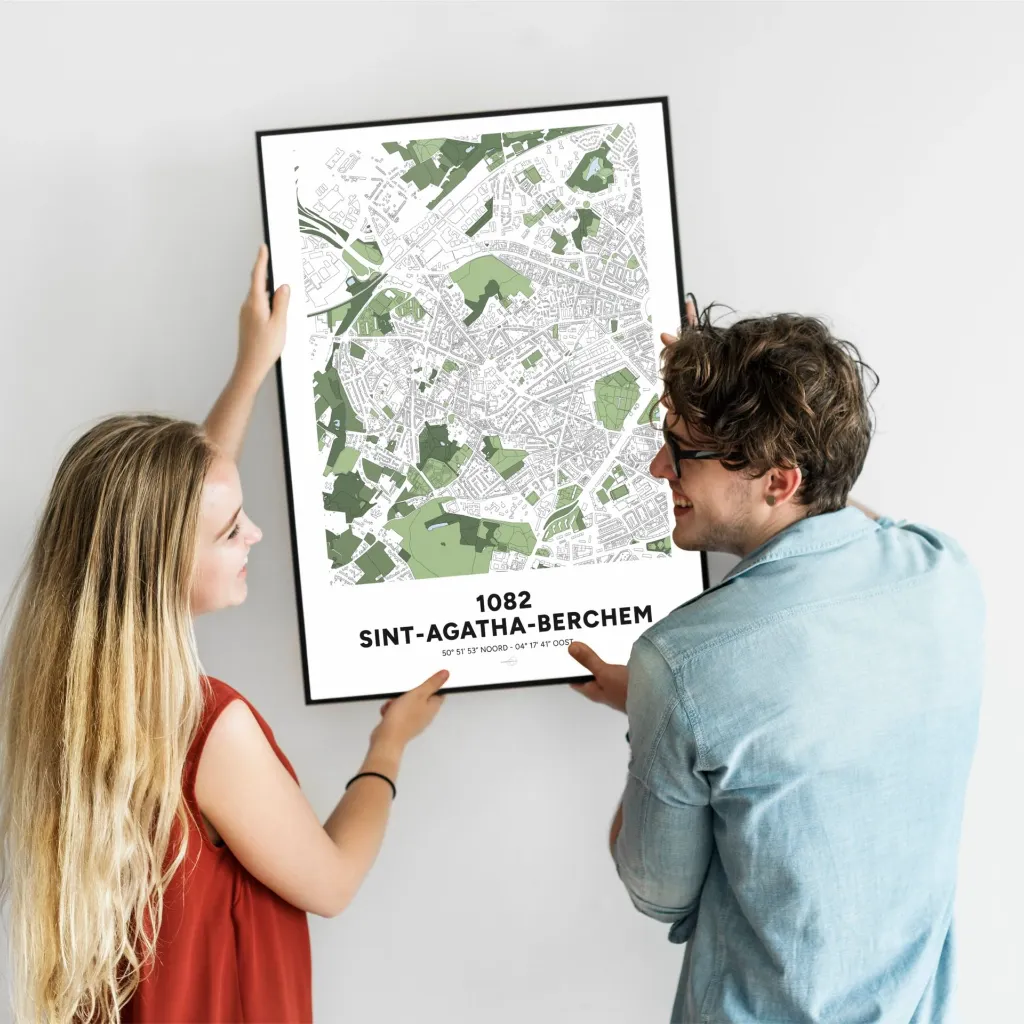 berchem-sainte-agathe-carte-commune-bruxelles-poster-affiche-deco.webp