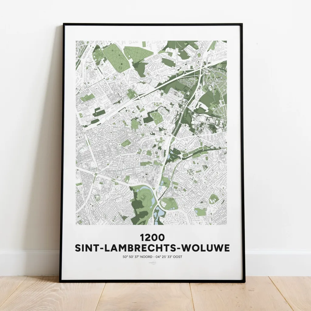 poster-carte-bruxelles-decoration-affiche-woluwe-saint-lambert.webp