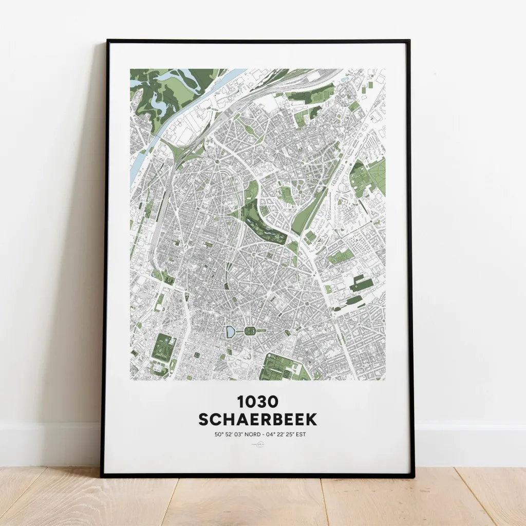 poster-carte-bruxelles-decoration-affiche-schaerbeek.webp