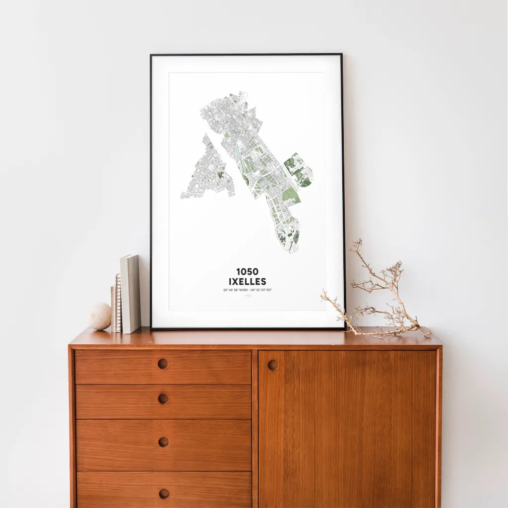 affiche-poster-carte-personnalise-ixelles.webp